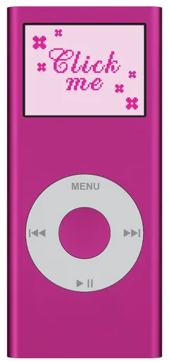Interactive pink iPod