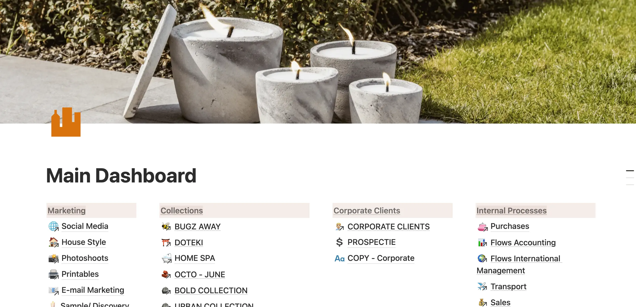 Main Dashboard View